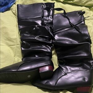Elegant Black Over the Knee Boots